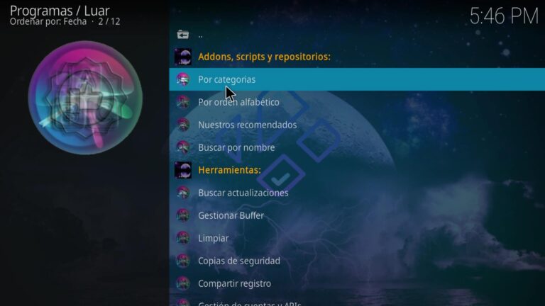 Instalar LUAR en KODI 19 Matrix - Los mejores Addons